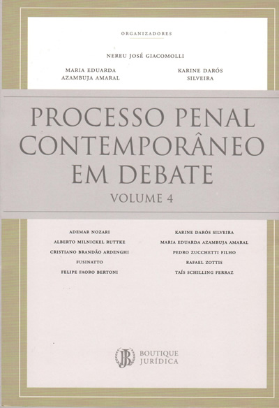 Processo Penal Contemporâneo em Debate ebate Volume 4